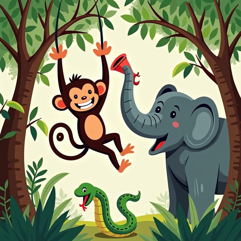 Illustration from “Animal Sounds”, page 12
