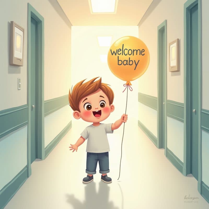Illustration from “My New Baby Sibling”, page 5