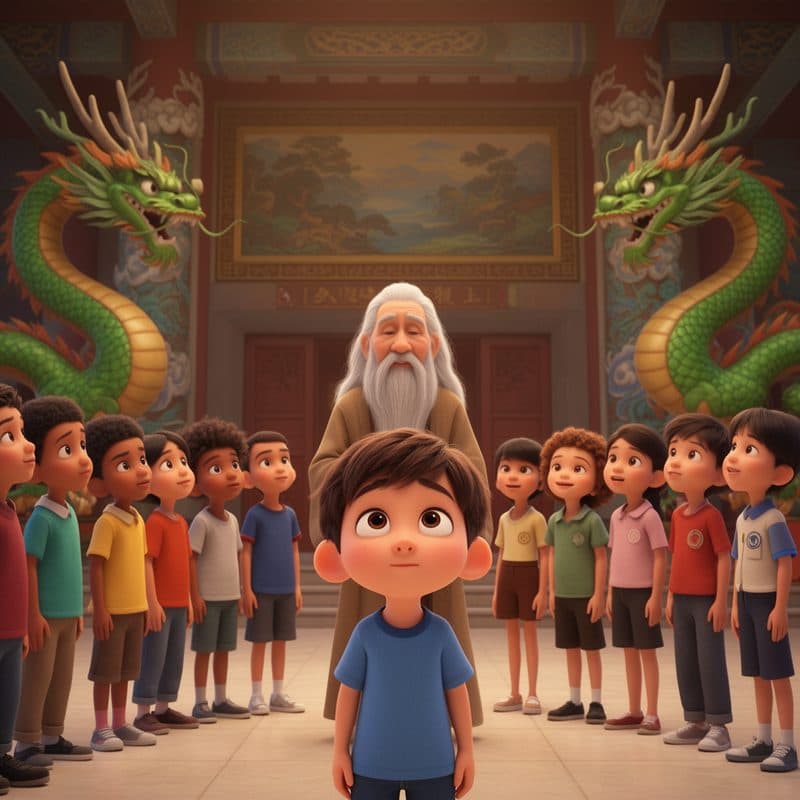 Illustration from “The Dragon Rider Academy”, page 5